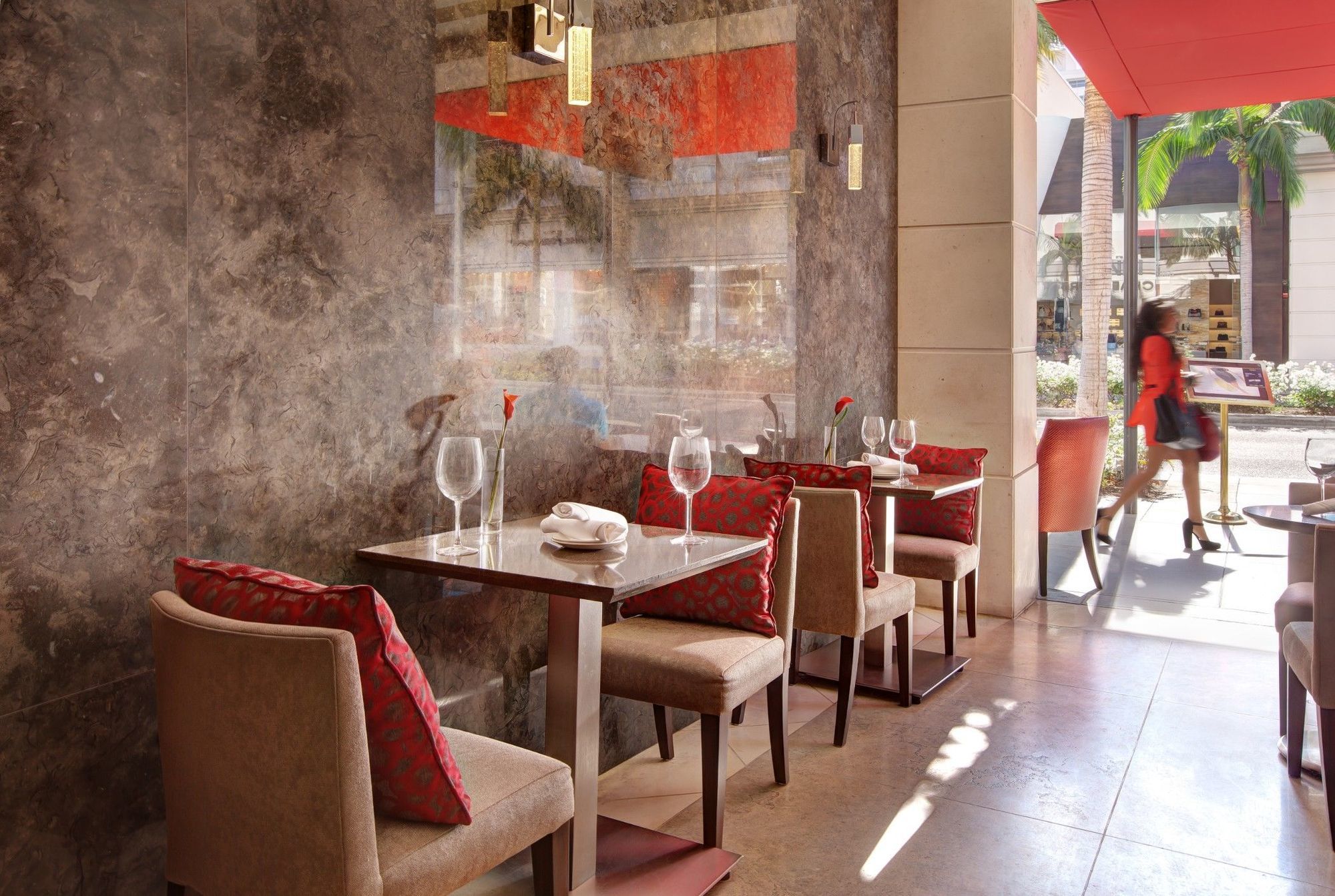 Luxe Rodeo Drive Hotel Beverly Hills Restaurant foto